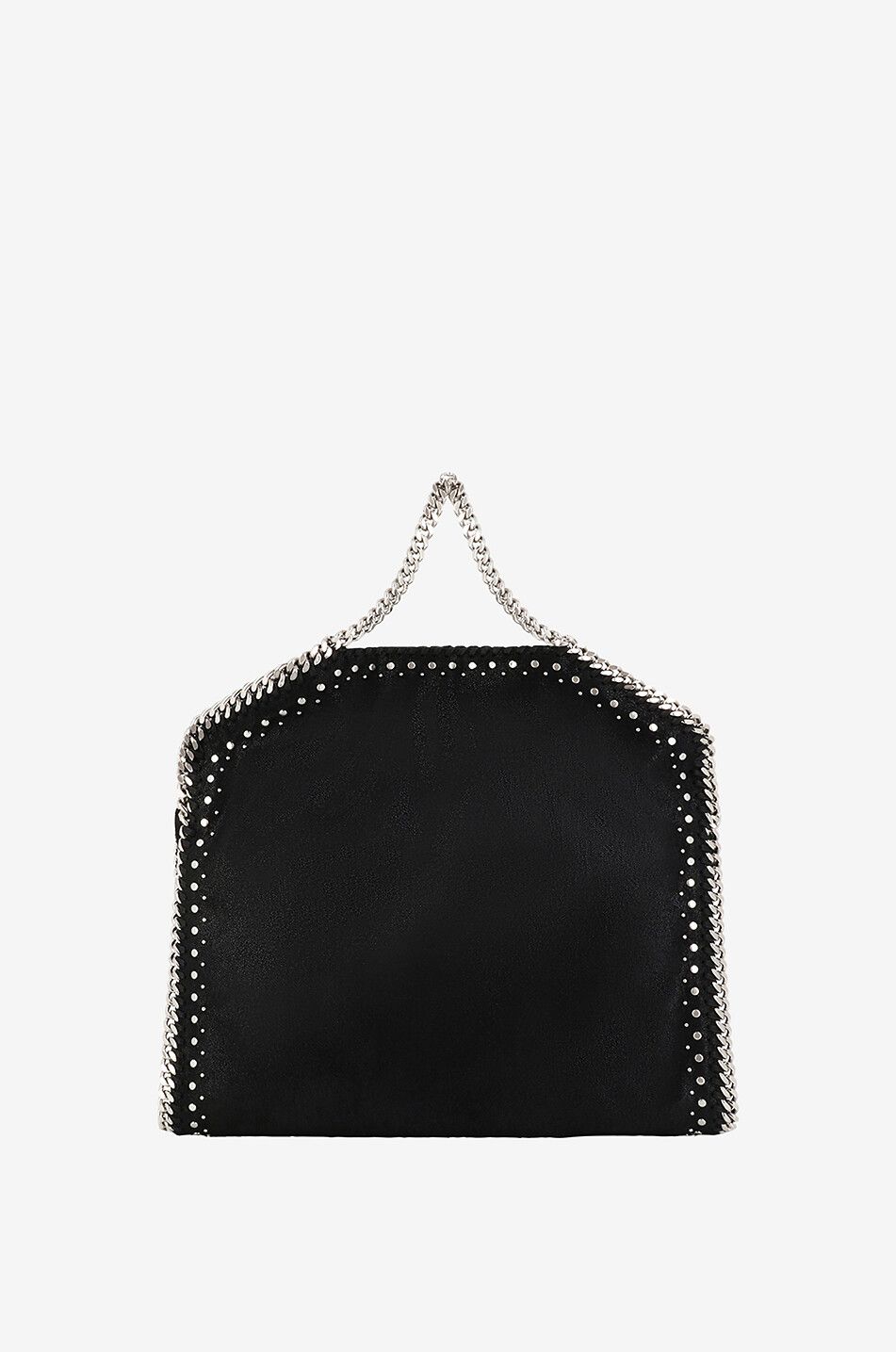 STELLA McCARTNEY Nietenbesetzter Kunstwildledershopper Falabella Damen SCHWARZ 3