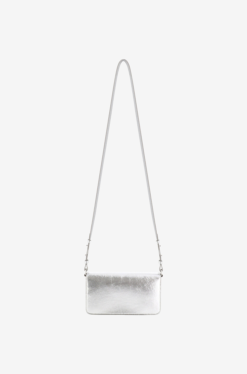 Sac portéfeuille métallisé à bandoulière Stella Logo