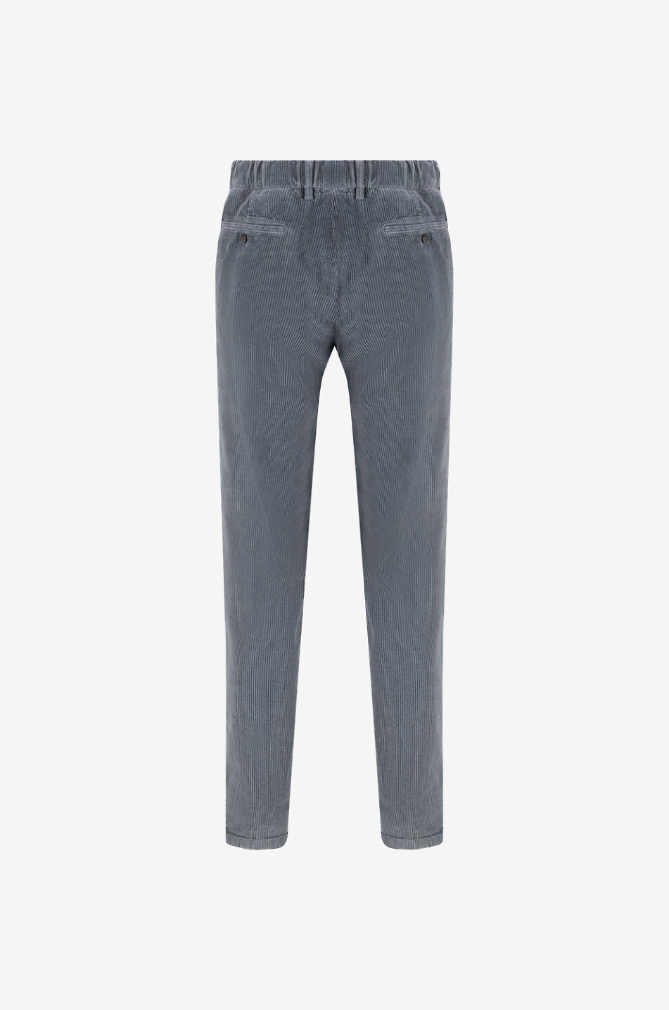 MARCO PESCAROLO Pantalon slim en velours côtelé Evo Zip Homme GRIS CLAIR 2