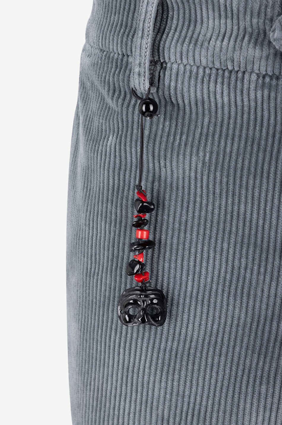 MARCO PESCAROLO Pantalon slim en velours côtelé Evo Zip Homme GRIS CLAIR 3