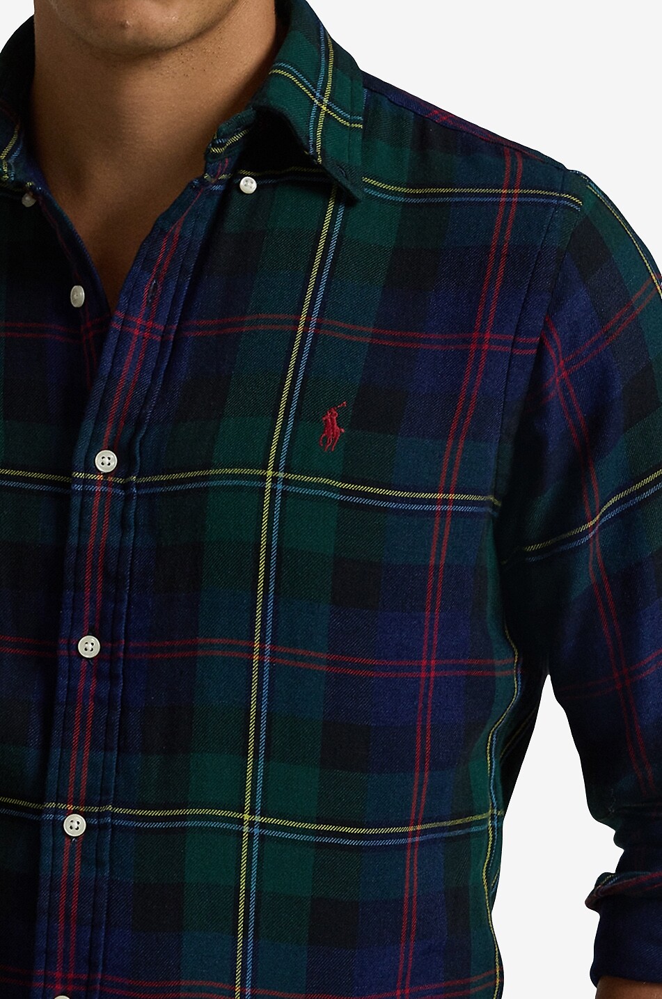 Polo outlet Ralph Lauren Large Military Tartan Plaid Shirt