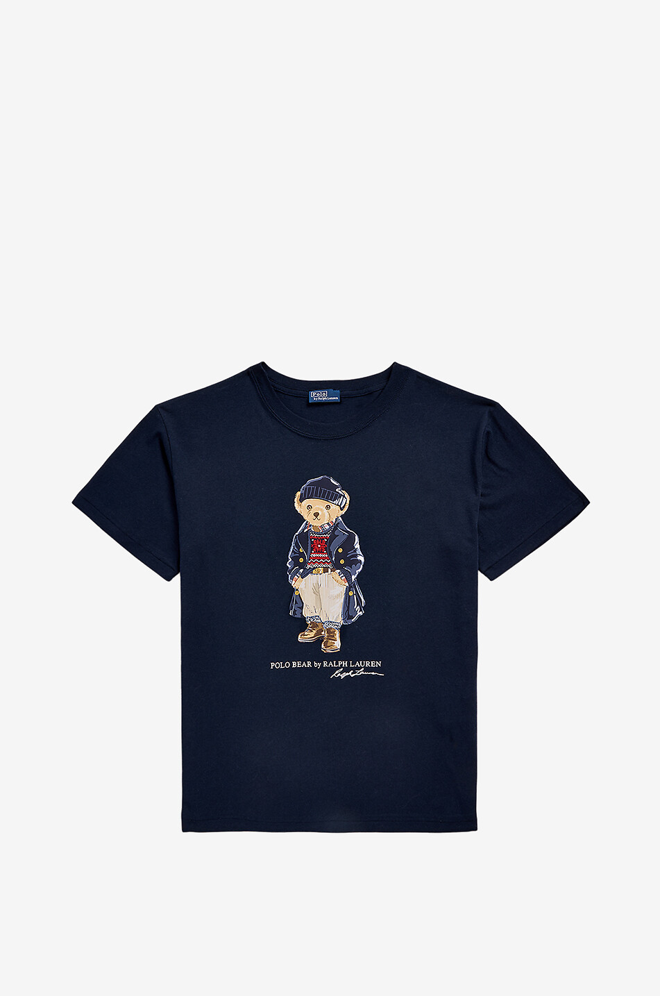 Winter Polo Bear short-sleeved T-shirt