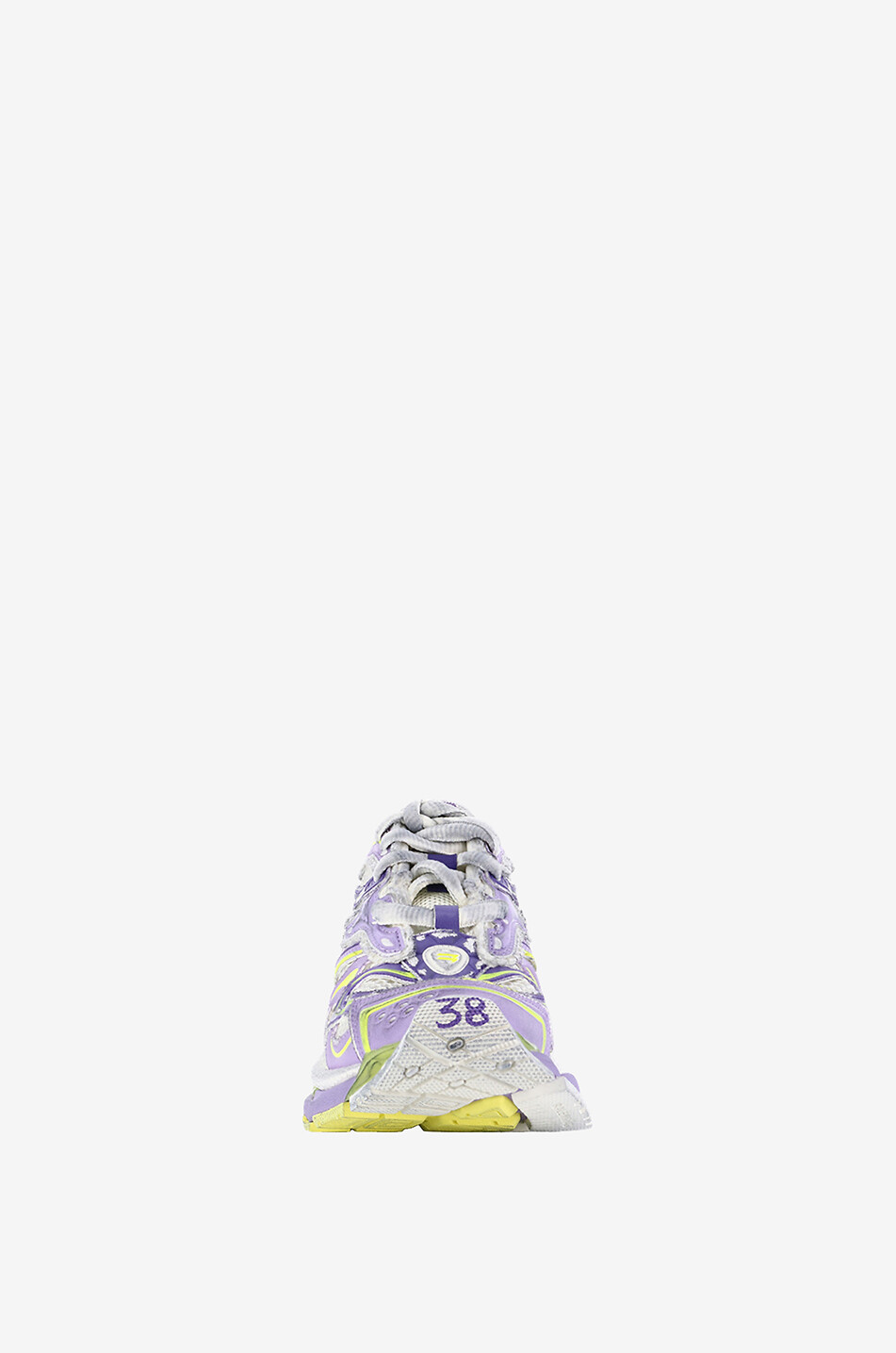 Baskets basses à lacets en mesh détails fluo Runner 2
