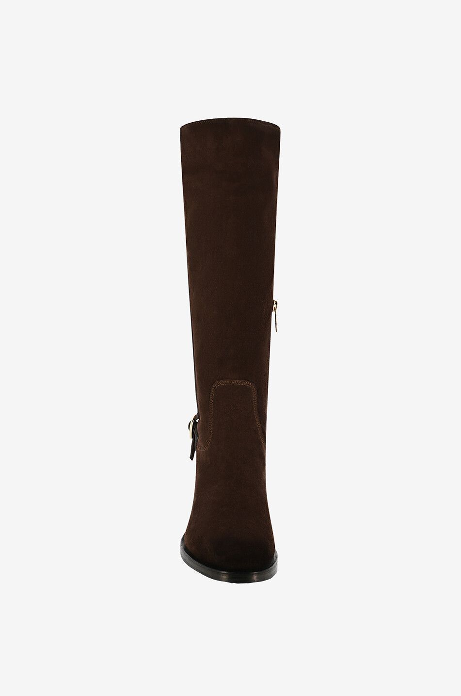 Bottes plates esprit equestre en daim