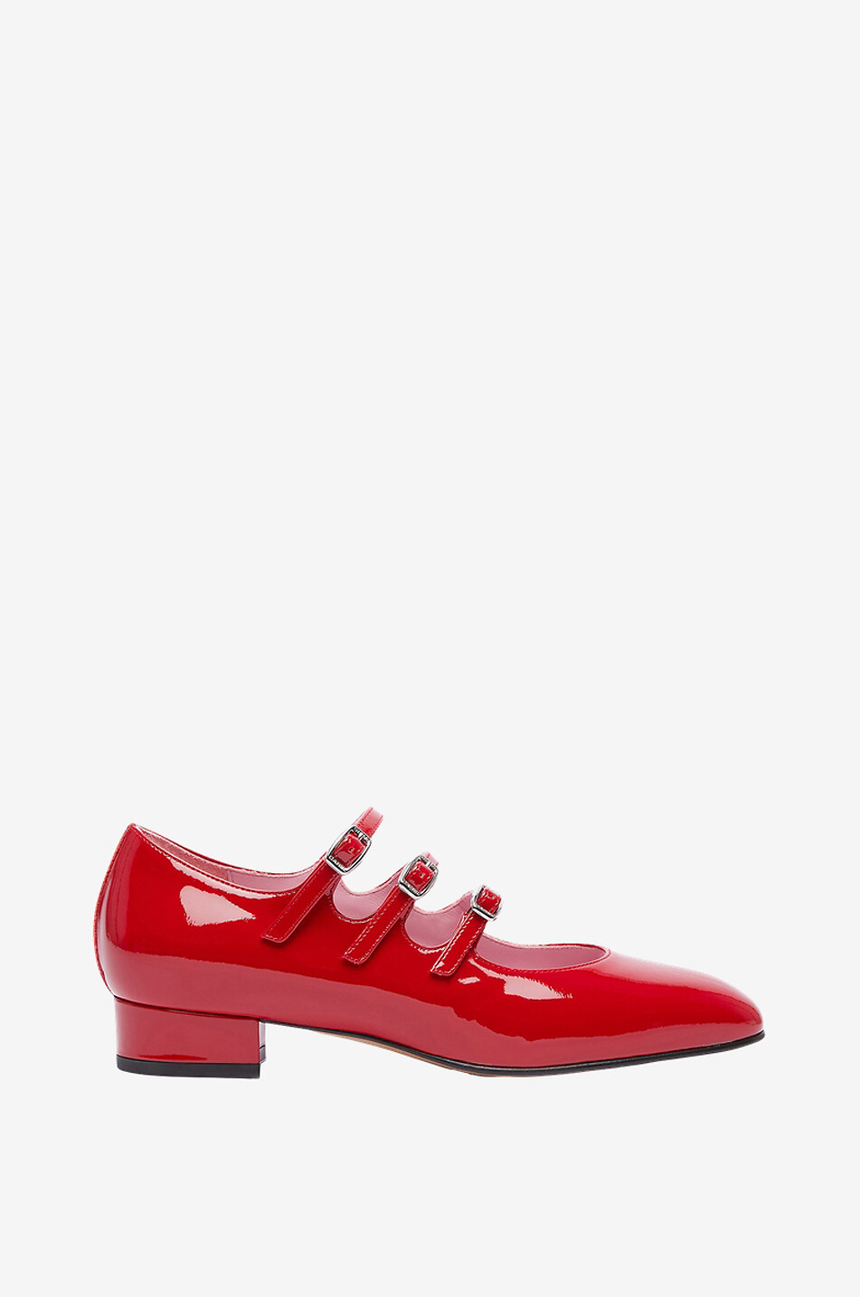CAREL Ariana 30 patent leather pumps Women DARK RED 1