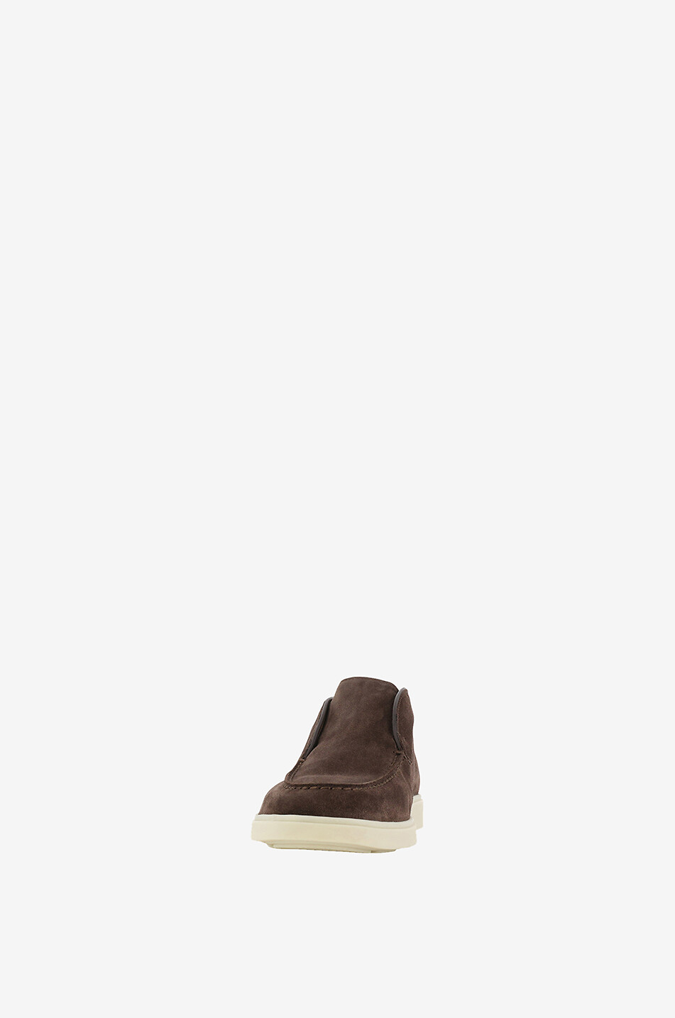 SANTONI Loafer spirit suede ankle boots Women DARK BROWN 2