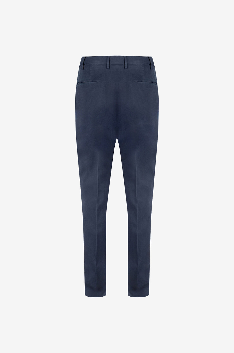 INCOTEX Slim Fit cotton and lyocell trousers Men DARK BLUE 2