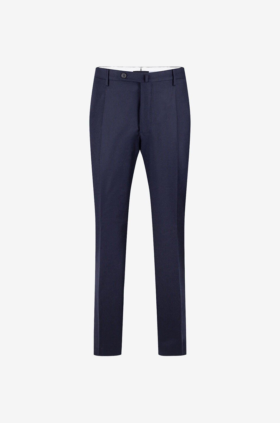 INCOTEX Regular Fit virgin wool trousers Men DARK BLUE 1