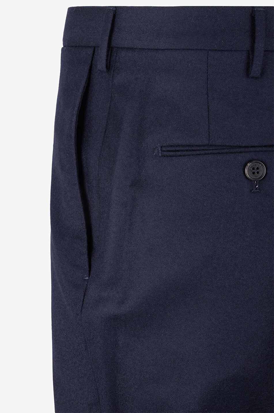 INCOTEX Regular Fit virgin wool trousers Men DARK BLUE 3