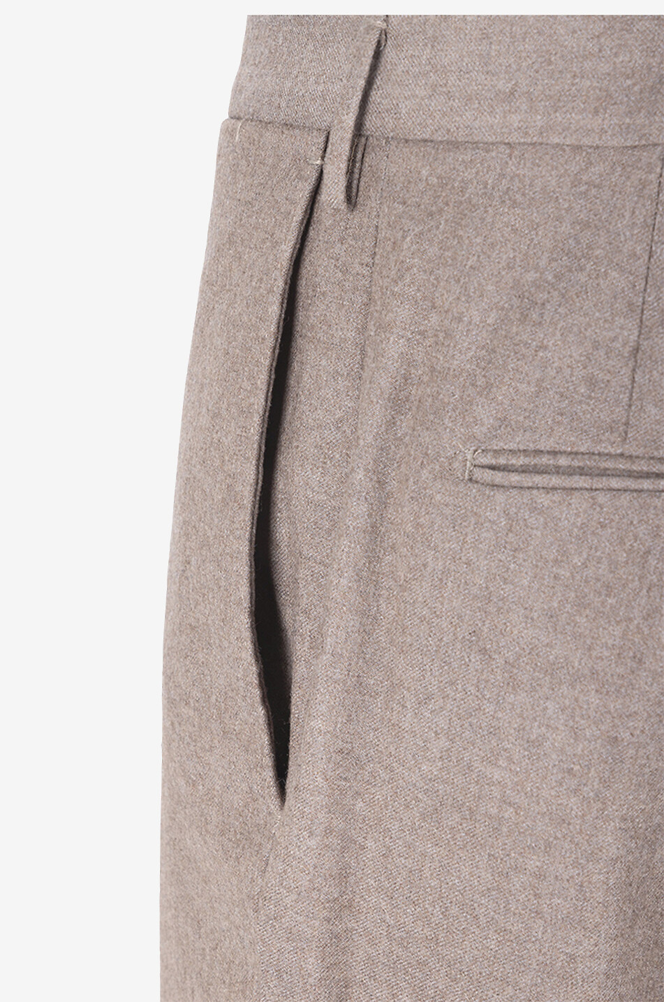 Pantalon en laine vierge Regular Fit