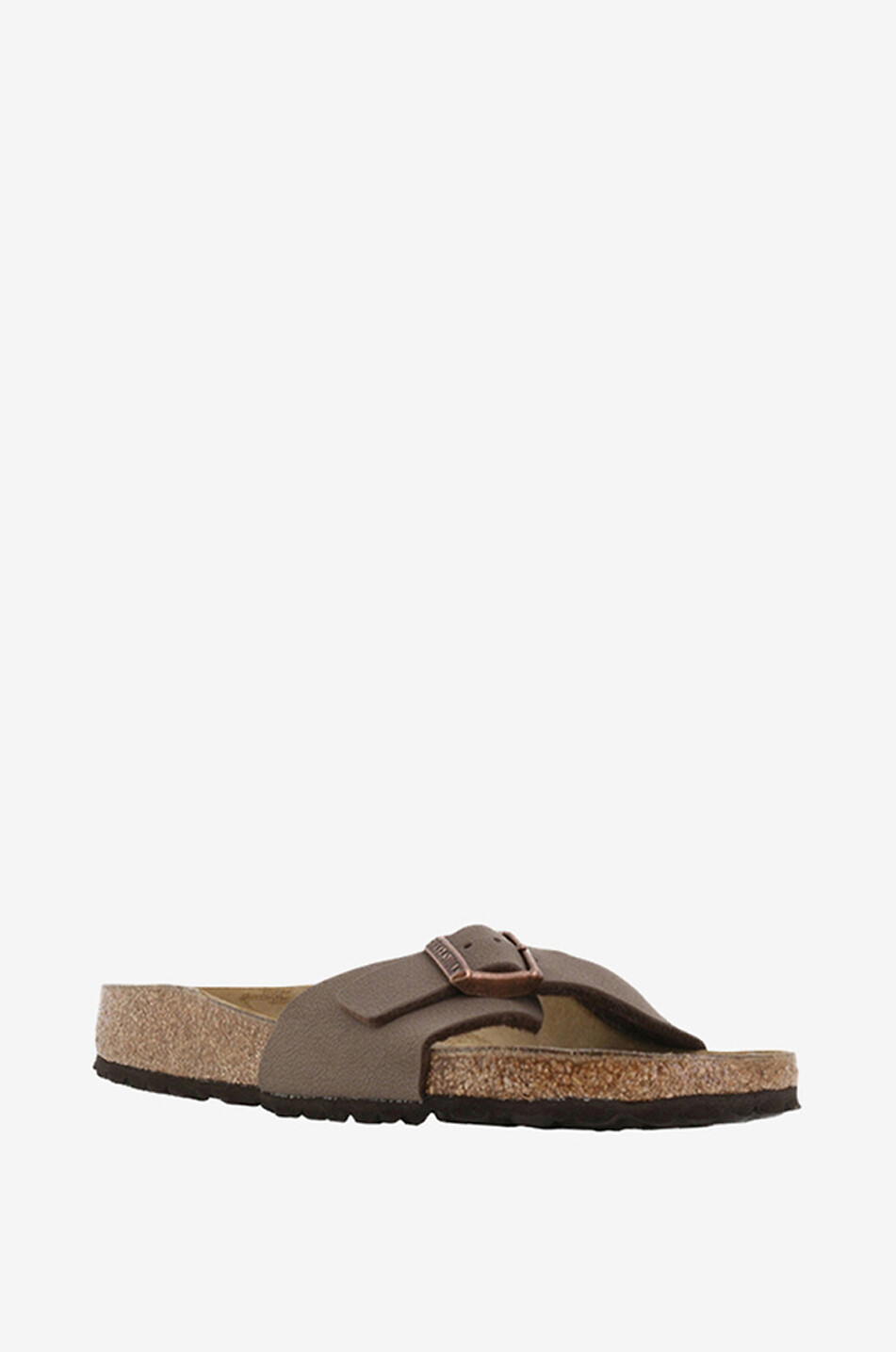 BIRKENSTOCK Flache Pantoletten aus Birko-Flor Madrid BS Damen BRAUN 1