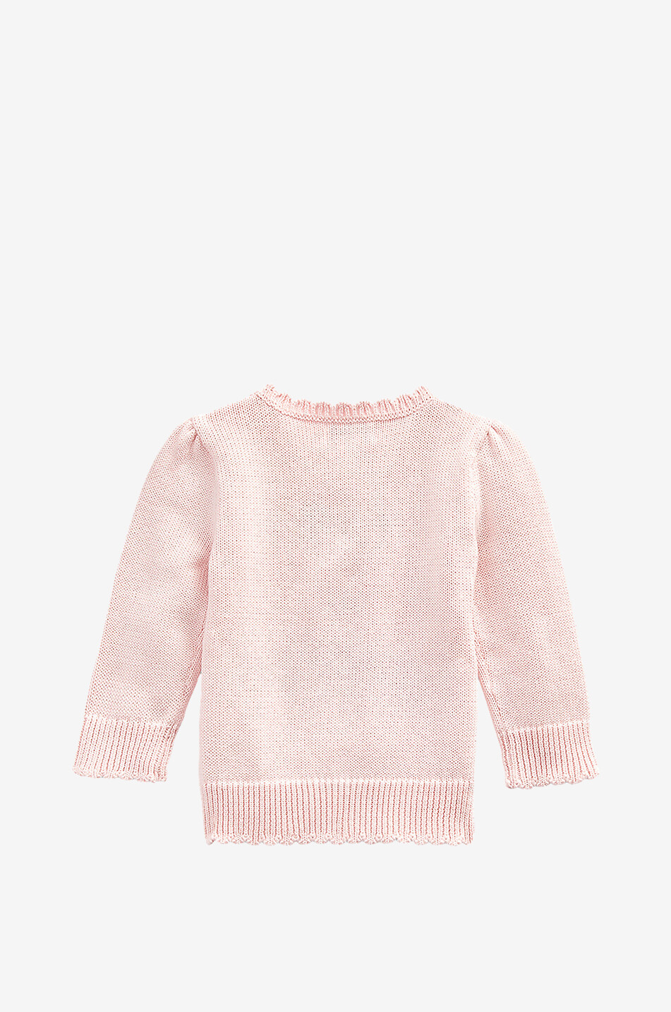 POLO RALPH LAUREN Gymnastic Polo Bear baby cotton jacquard jumper Baby LIGHT PINK 2