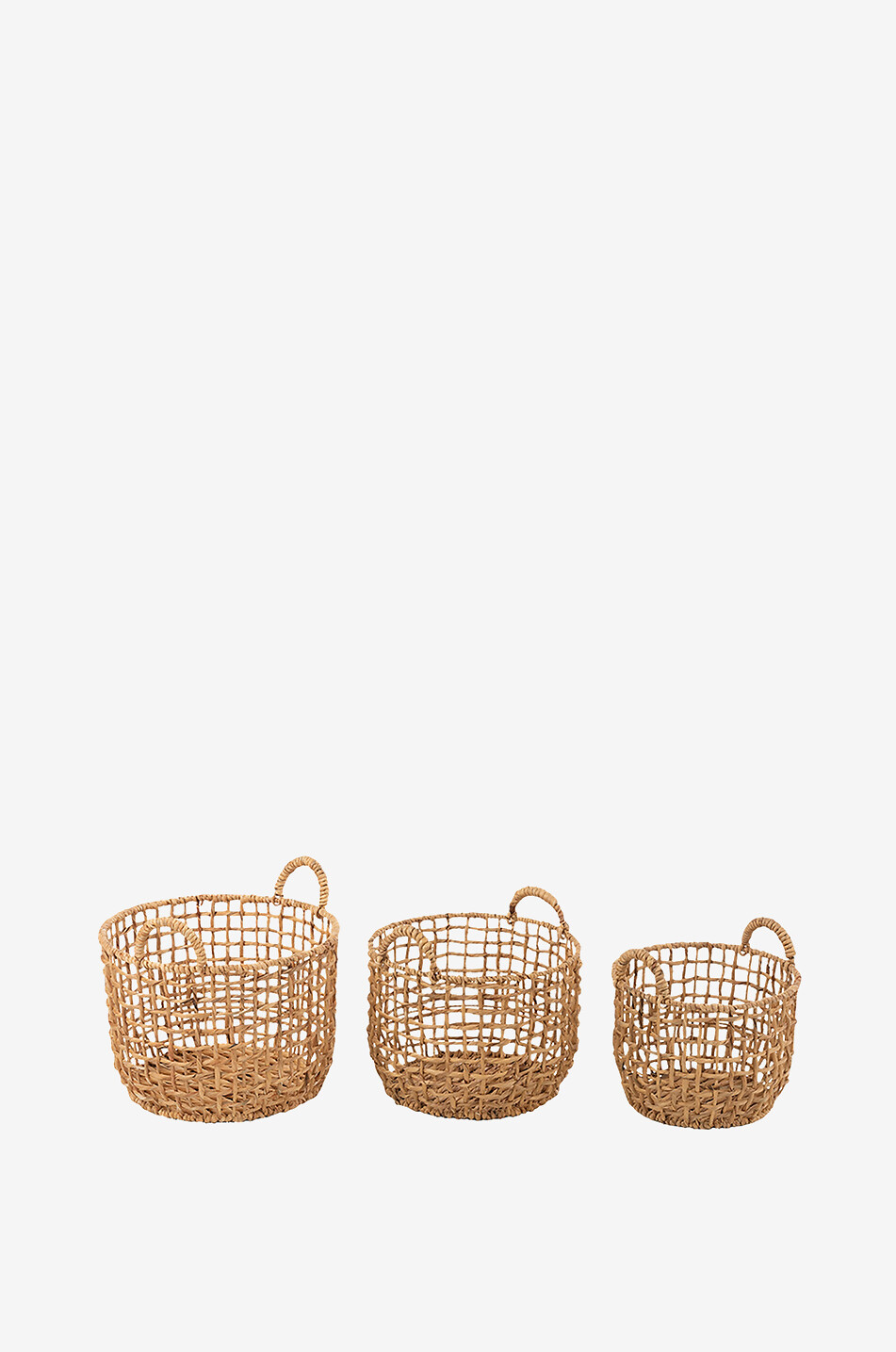 JOLIPA Lot de trois paniers Maison MULTICOLORE 1