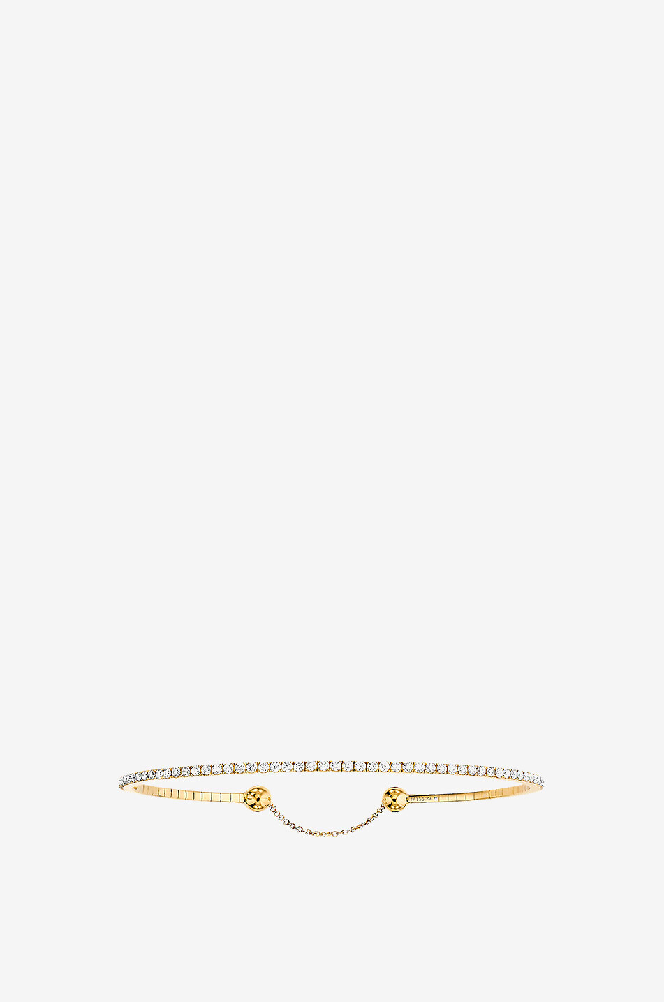 MESSIKA Skinny flexible yellow gold and diamond bracelet Women YELLOW 1