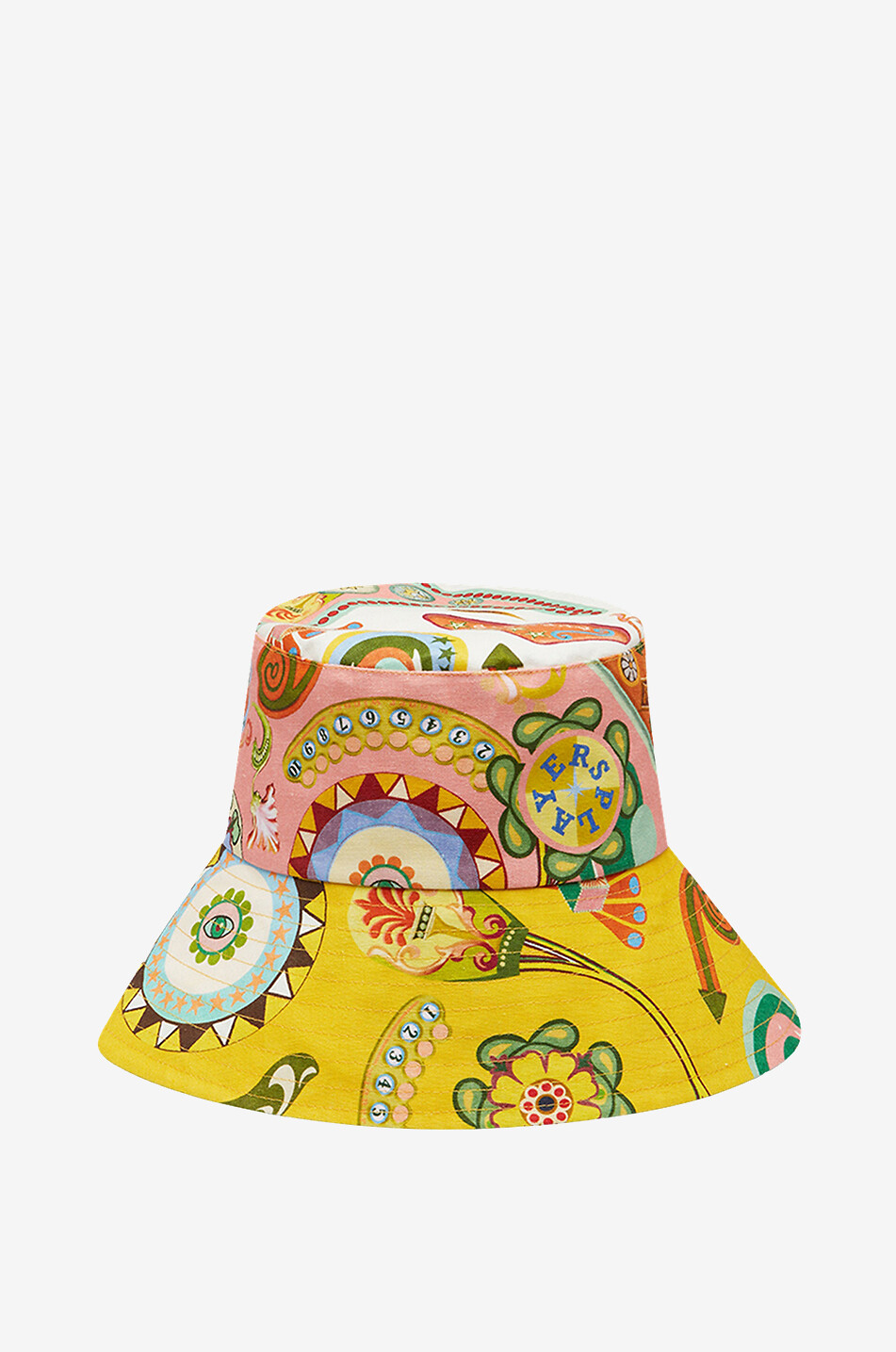 Pinball printed linen bucket hat ALEMAIS Bongenie