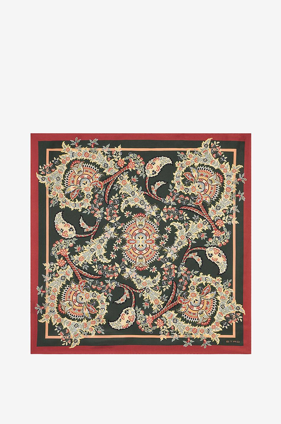Foulard en sergé de soie Paisley Ramage