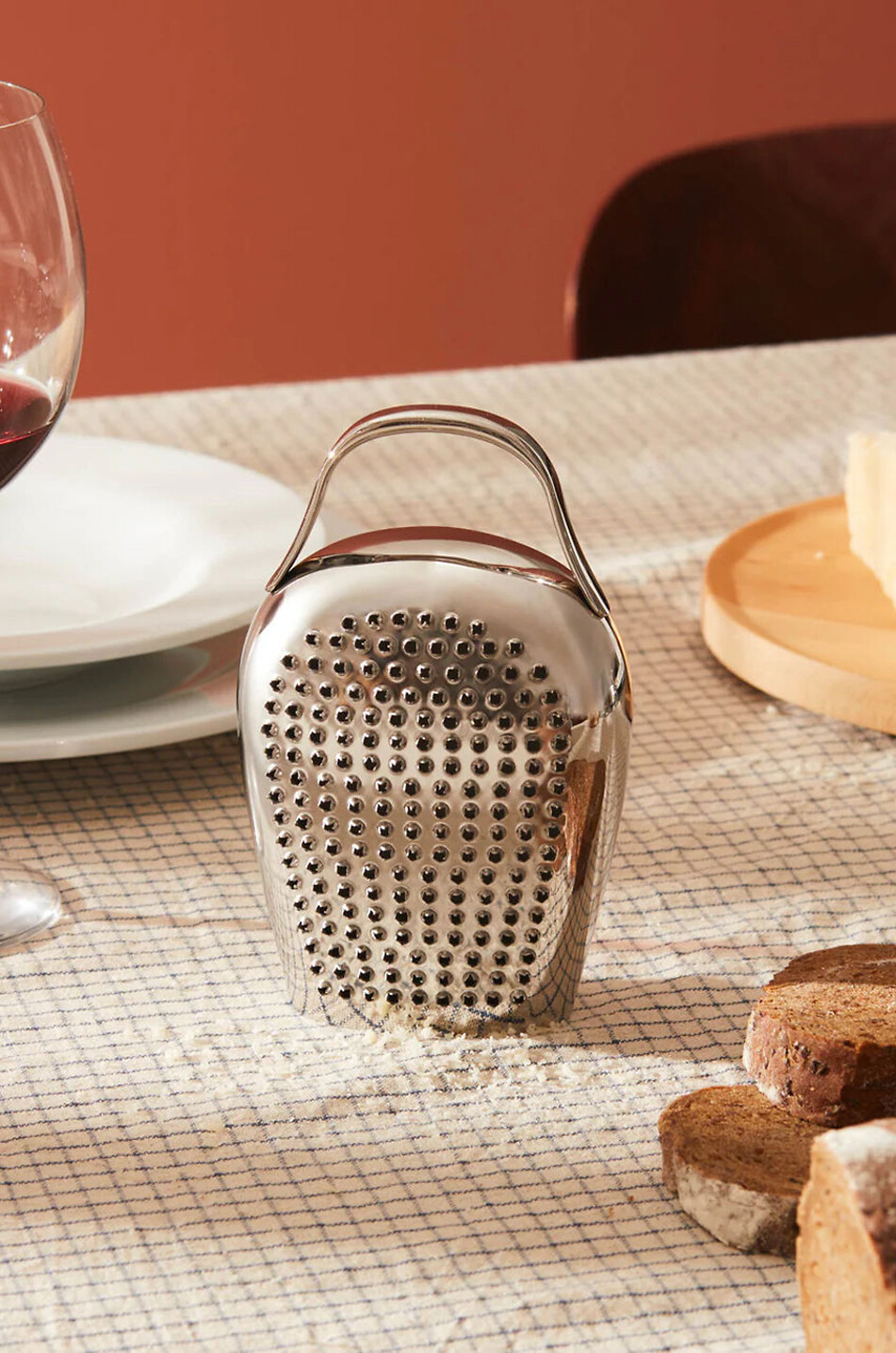 ALESSI Käsereibe aus Inox Cheese Please CHB02 Haus SILBER 4