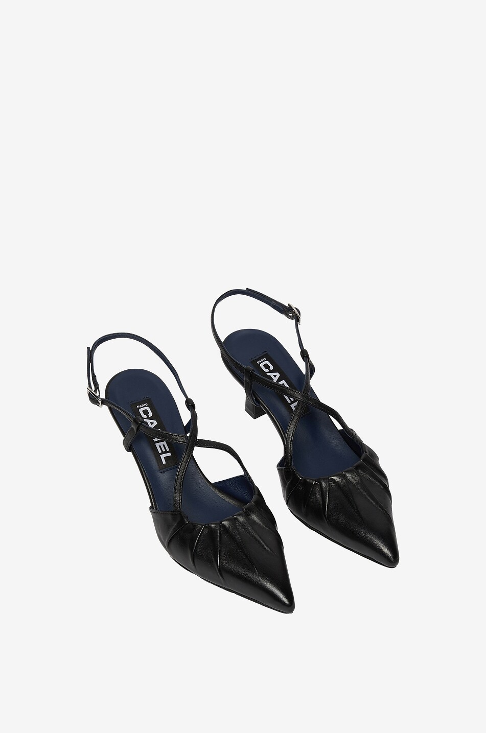 CAREL Slingback-Pumps aus Leder Neri 70 Damen SCHWARZ 3
