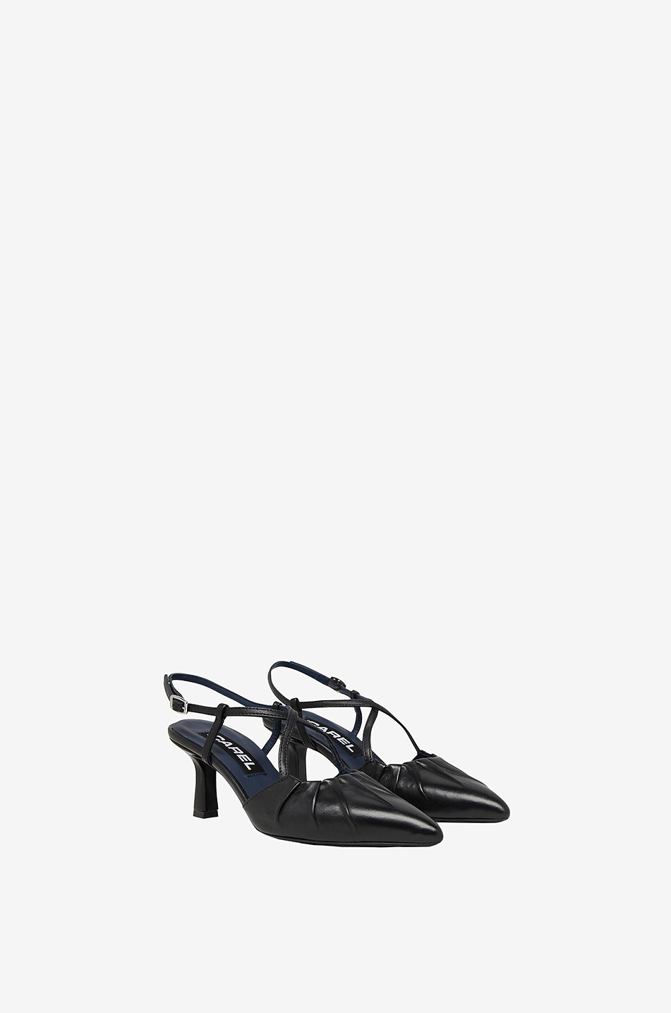 CAREL Slingback-Pumps aus Leder Neri 70 Damen SCHWARZ 2