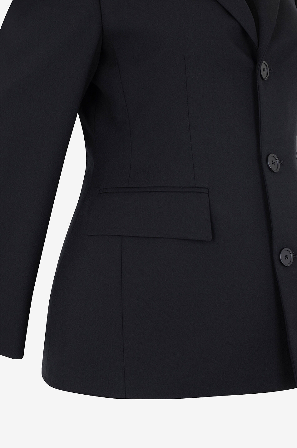 Blazer en laine à boutonnage simple Hourglass