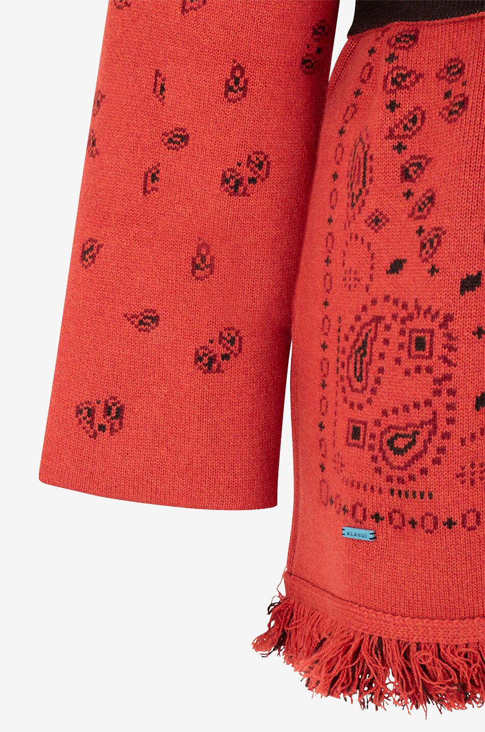 Bandana Spicy cashmere jacquard cardigan