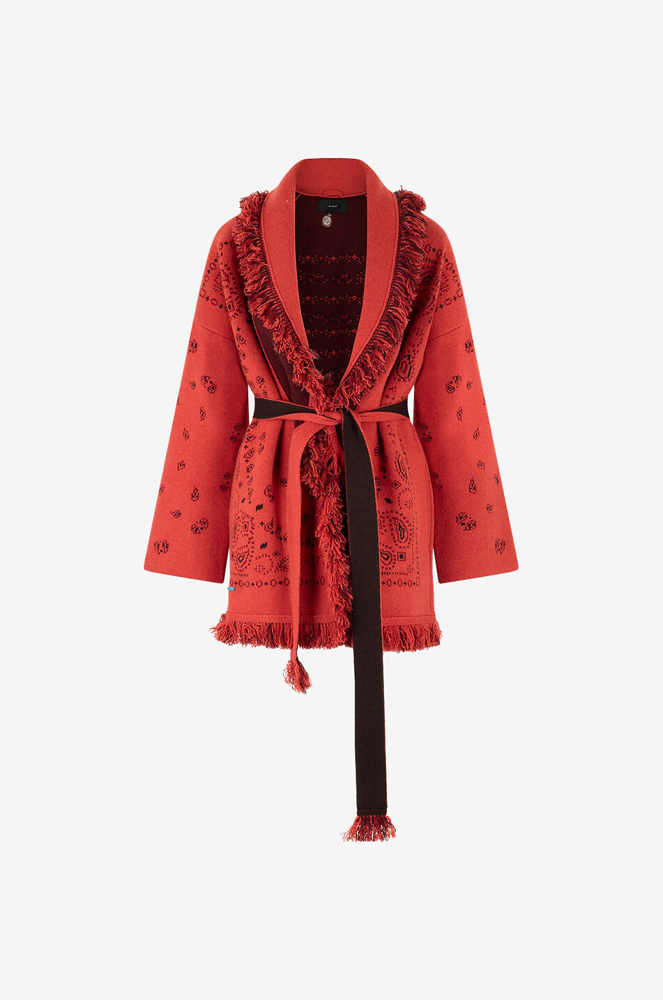 Bandana Spicy cashmere jacquard cardigan