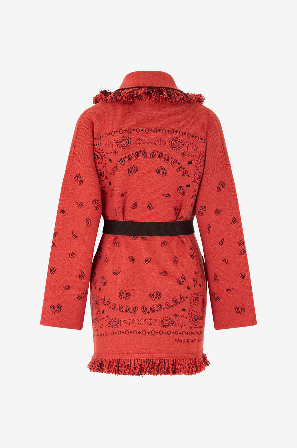 Bandana Spicy cashmere jacquard cardigan