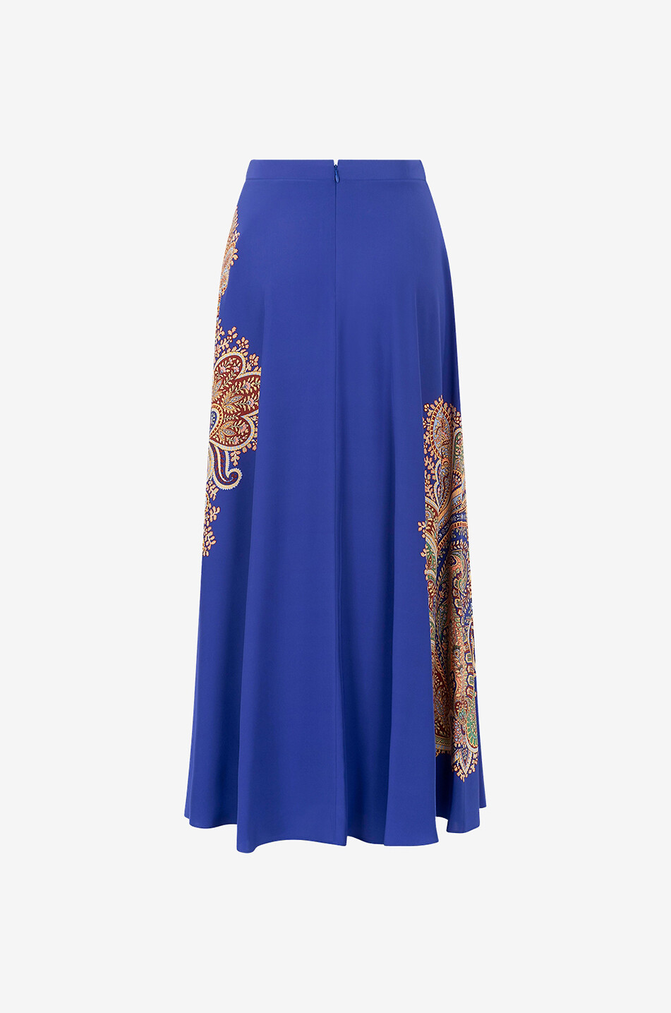 ETRO ETRO x BONGÉNIE Paisley printed silk crepe maxi skirt Women MULTI COLOURED 2