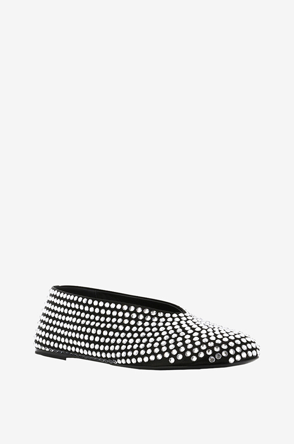 Satin-Ballerinas mit Kristallen The Marcy Flat
