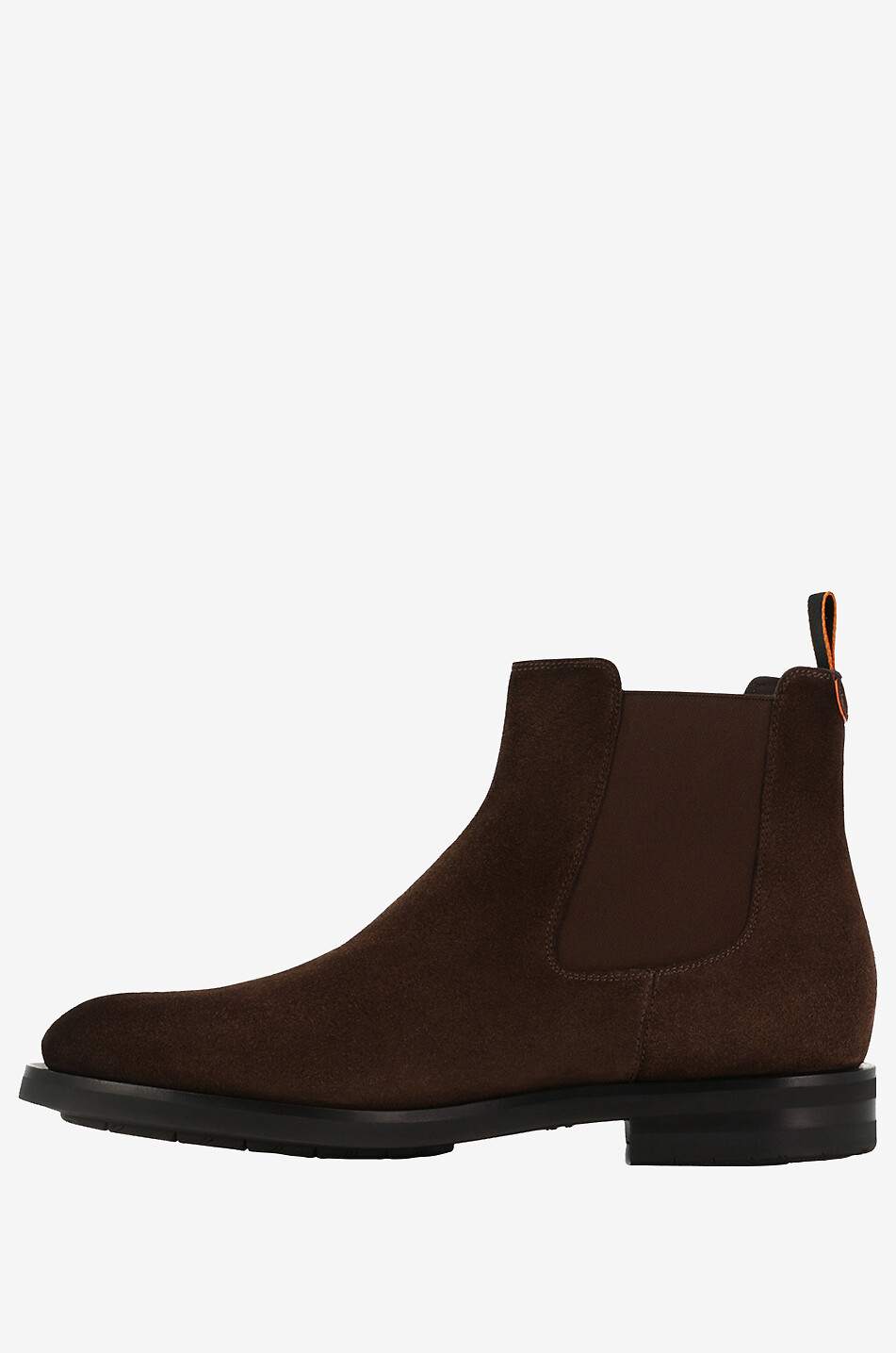 SANTONI Bottines chelsea en daim Homme MARRON FONCÉ 3
