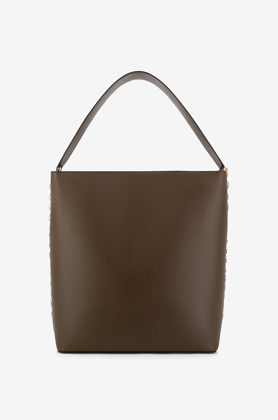 Bucket-Tasche aus genarbtem Kunstleder Frayme