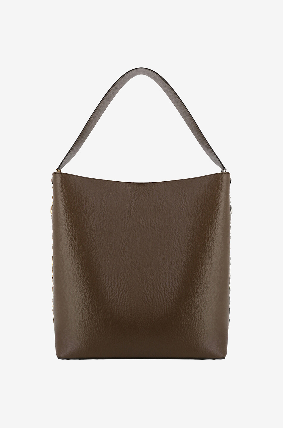 STELLA McCARTNEY Bucket-Tasche aus genarbtem Kunstleder Frayme Damen BRAUN 3