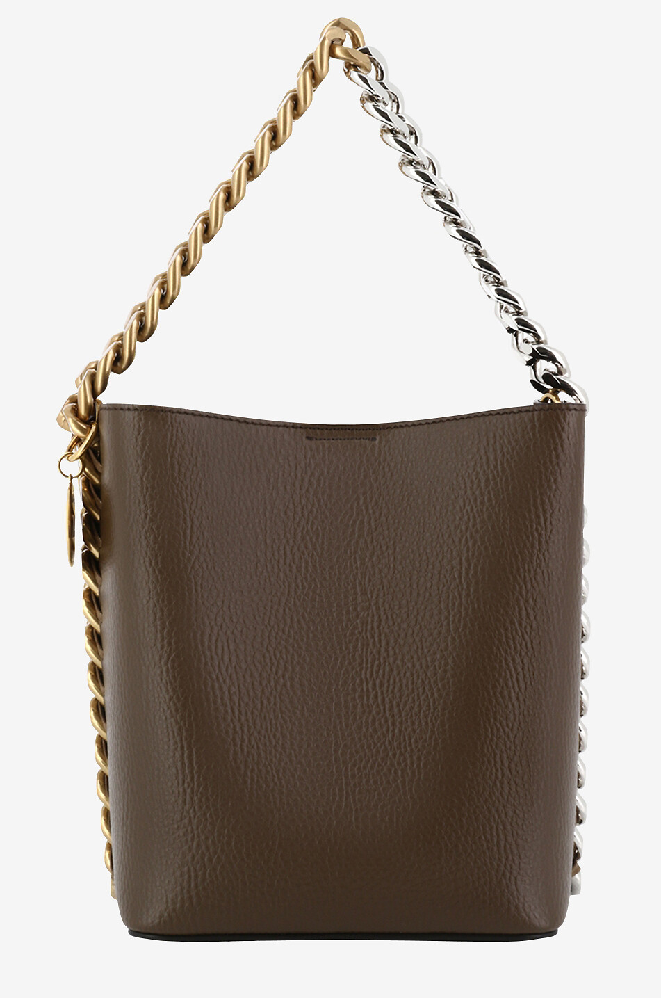 STELLA McCARTNEY Genarbte Mirum-Buckettasche Frayme Small Damen BRAUN 3