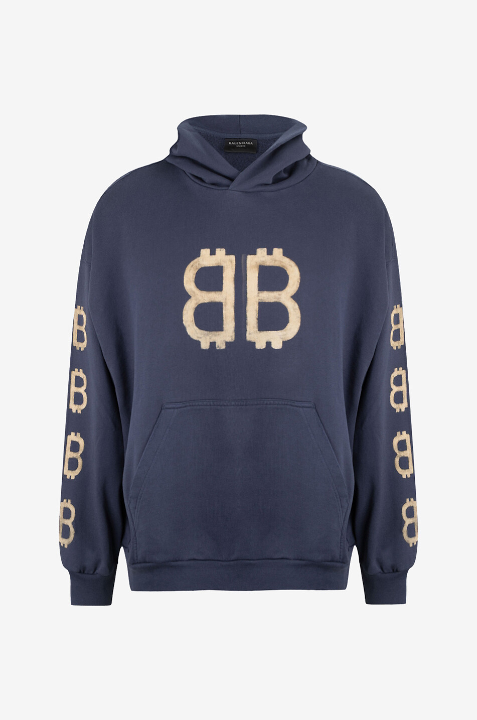 Crypto Medium Fit distressed hooded sweatshirt
