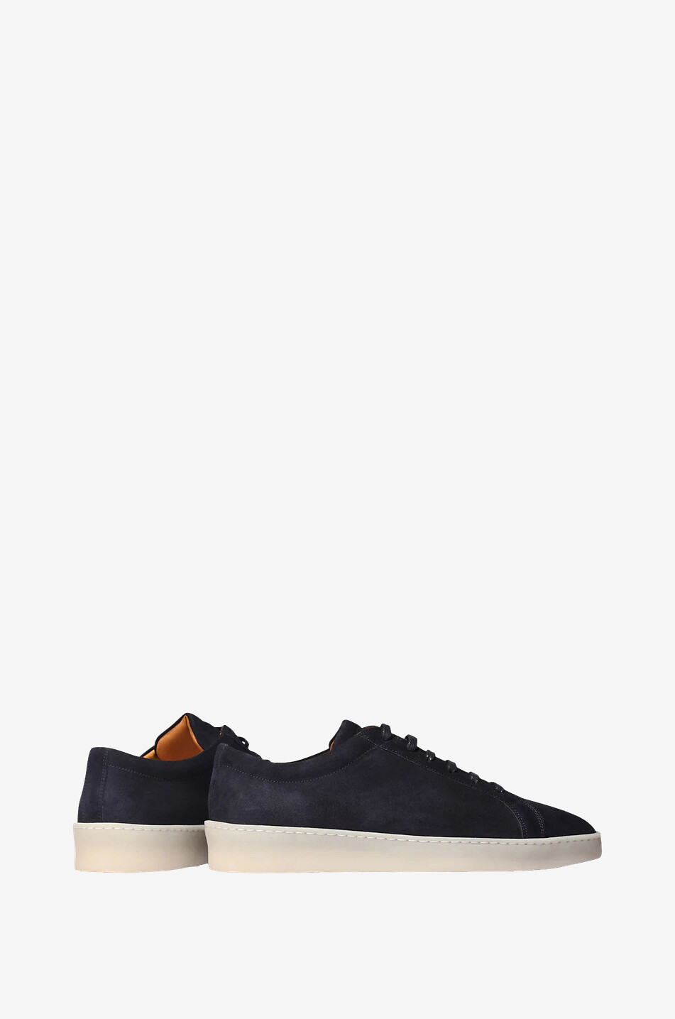 AURELIEN Aur1 low-top lace- up suede sneakers Men DARK BLUE 4