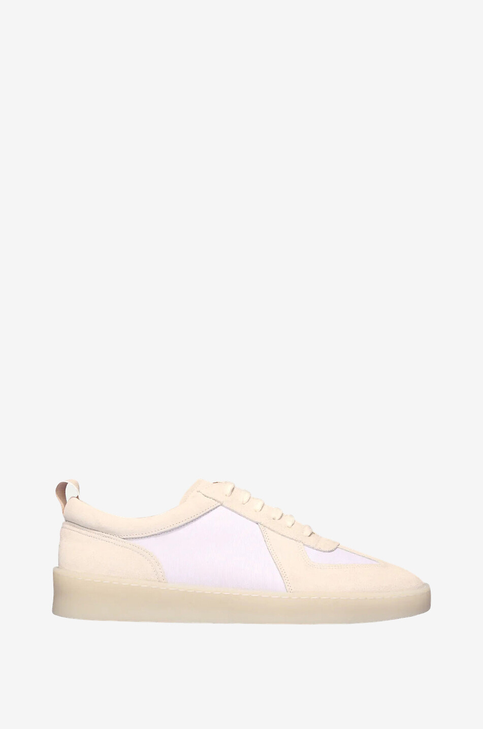 Playtime low-top multi-material lace-up sneakers