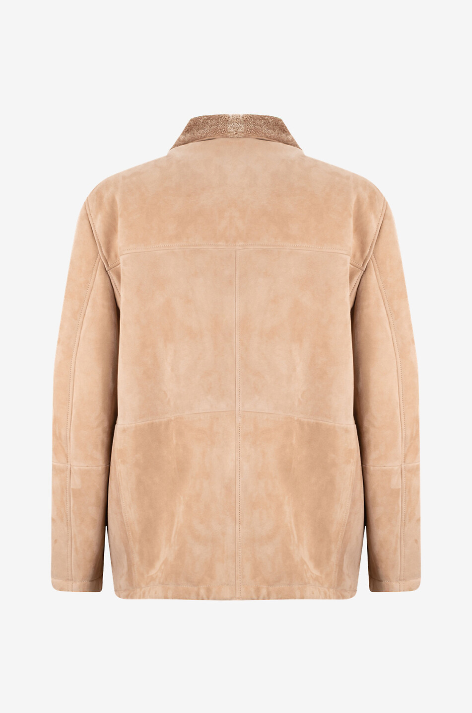 BRUNELLO CUCINELLI Parka aus Velours-Shearling Herren KAMELFARBEN 2