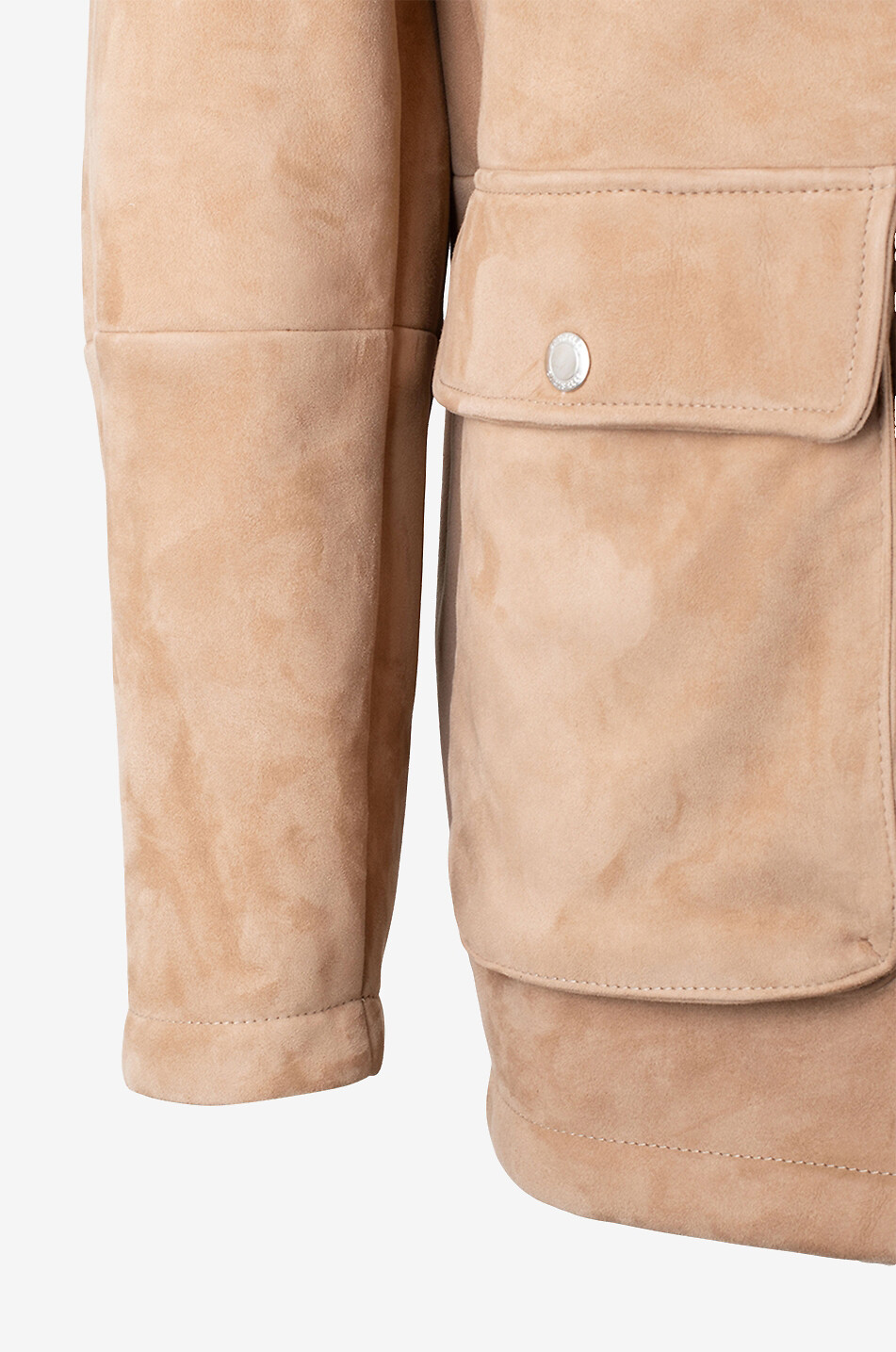 BRUNELLO CUCINELLI Parka aus Velours-Shearling Herren KAMELFARBEN 3