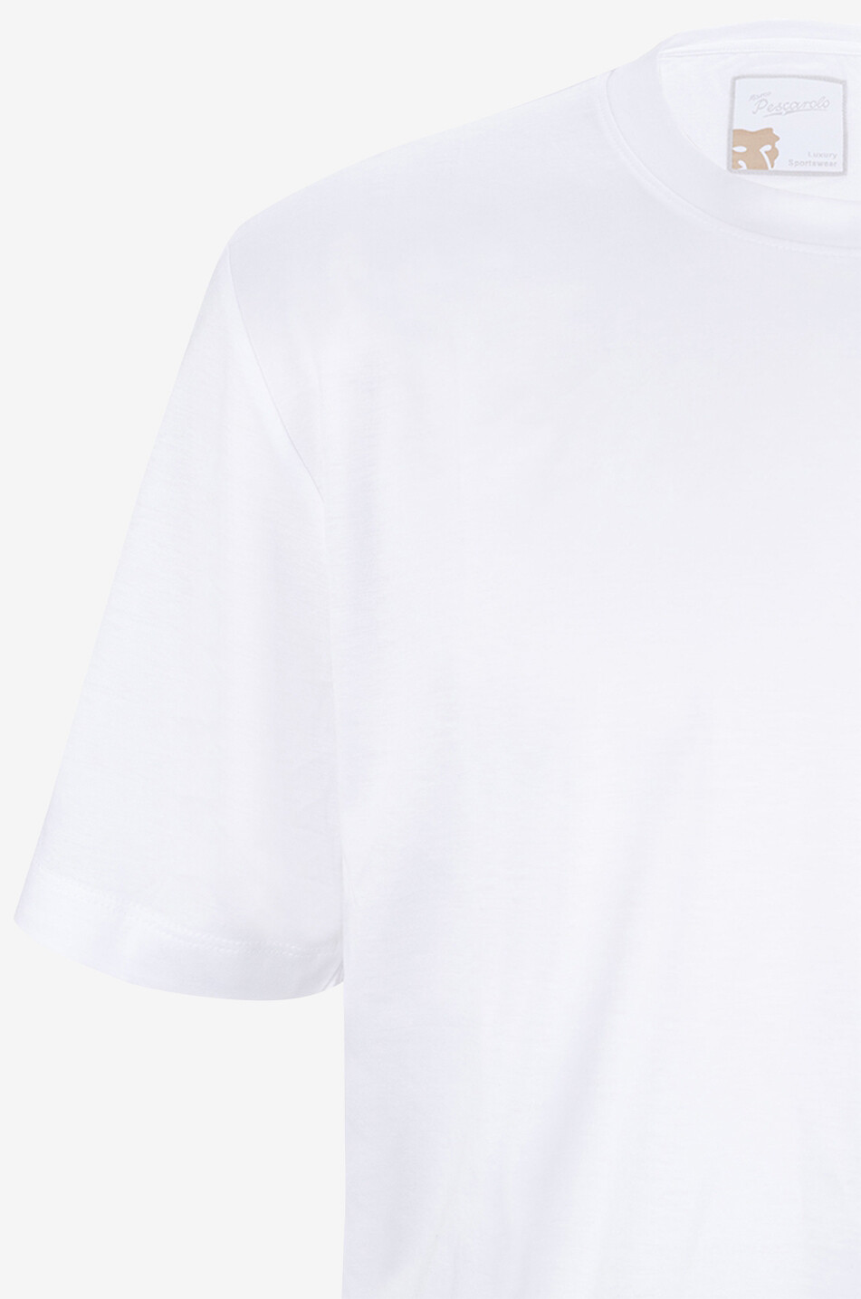 MARCO PESCAROLO James cotton short-sleeved T-shirt Men WHITE 3
