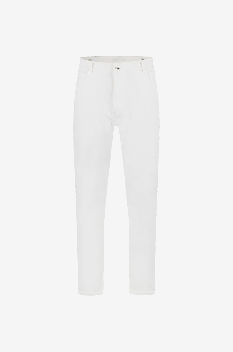 BRUNELLO CUCINELLI Jeans aus leichtem Stretch-Denim Traditional Fit Herren WEISS 1