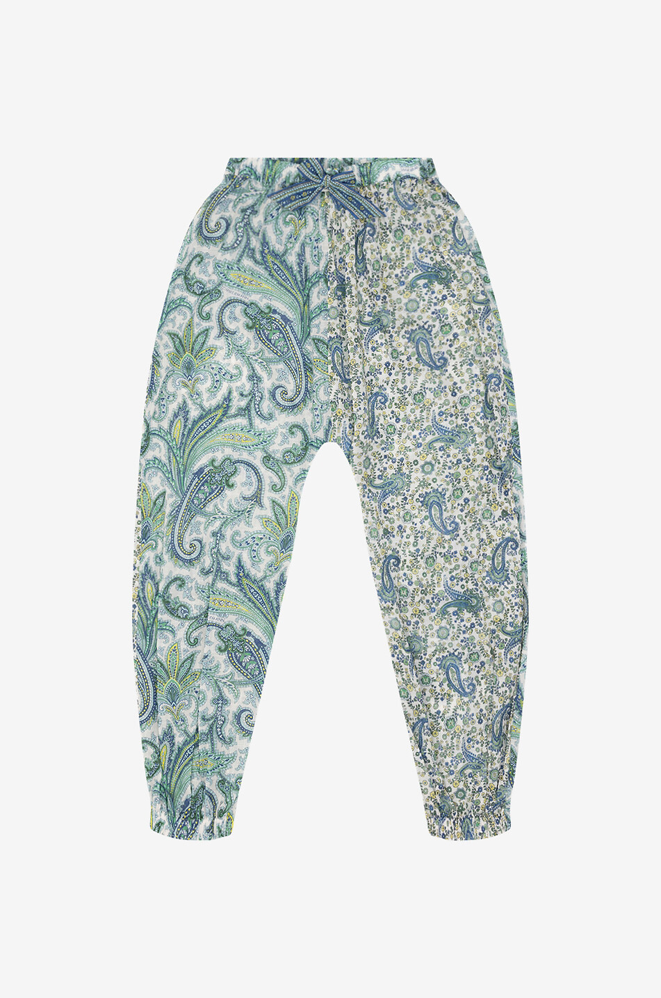 ZIMMERMANN Mädchenhose aus Voile mit weitem Bein Ottie Harem Mädchen GRÜN 1