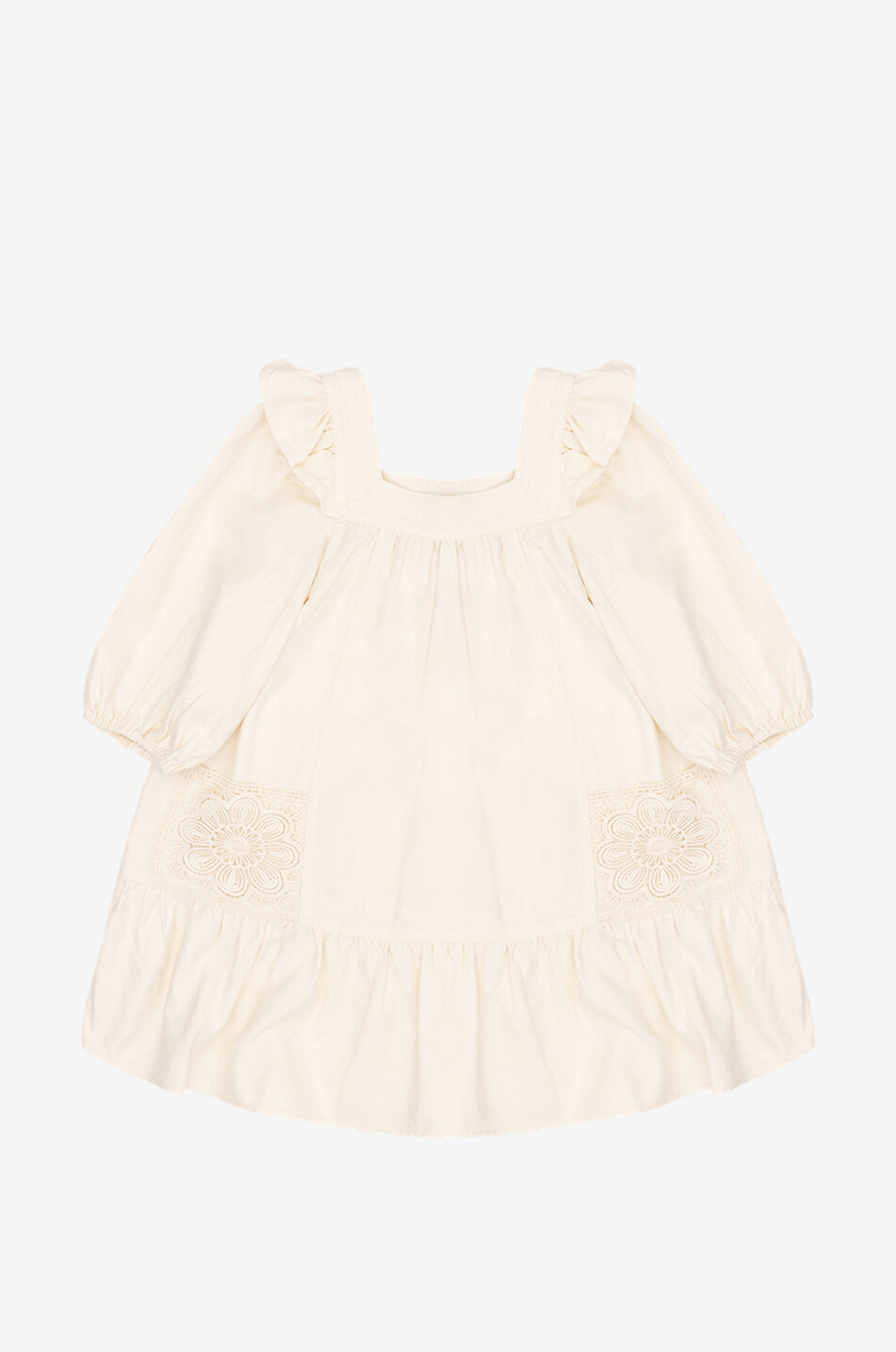Robe trapèze en coton fille Halliday Denim