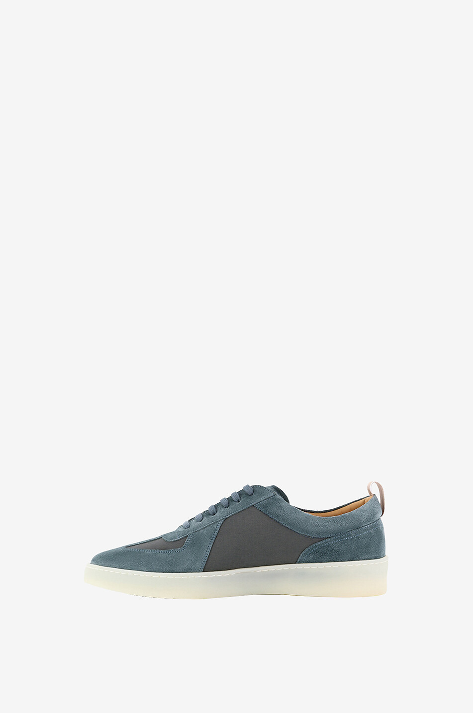 Playtime low-top multi-material lace-up sneakers