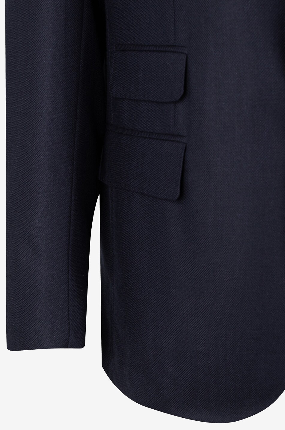 Einreihiger Blazer aus Seide und Schurwolle Leuca