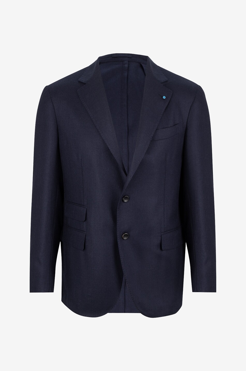 Einreihiger Blazer aus Seide und Schurwolle Leuca