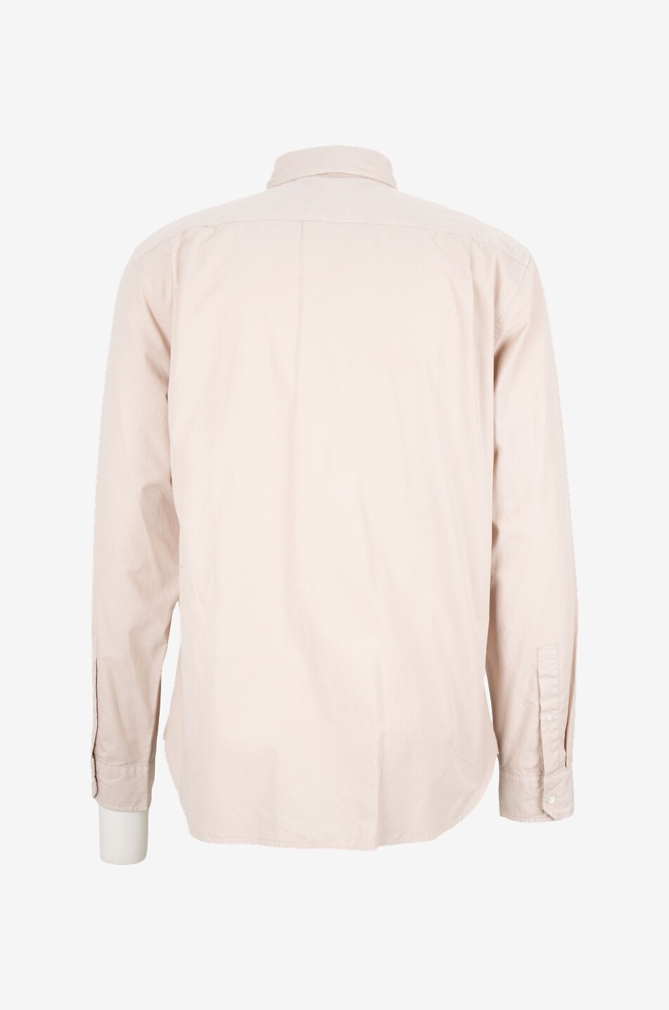 Langärmeliges Hemd aus Popeline Garment Dye