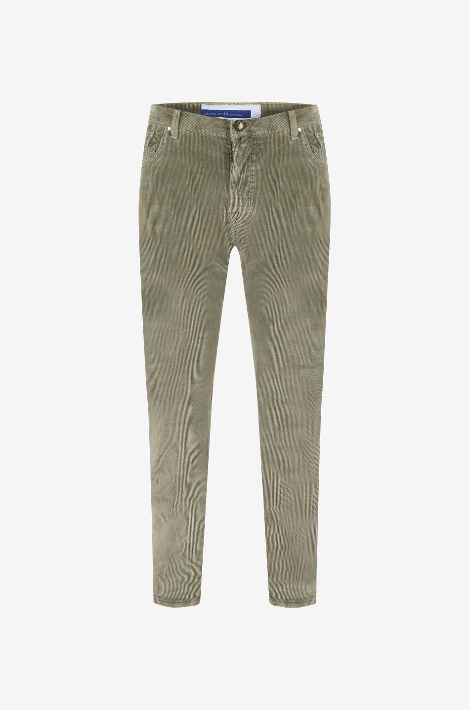 JACOB COHEN Bard corduroy straight-leg jeans Men LIGHT GREEN 1
