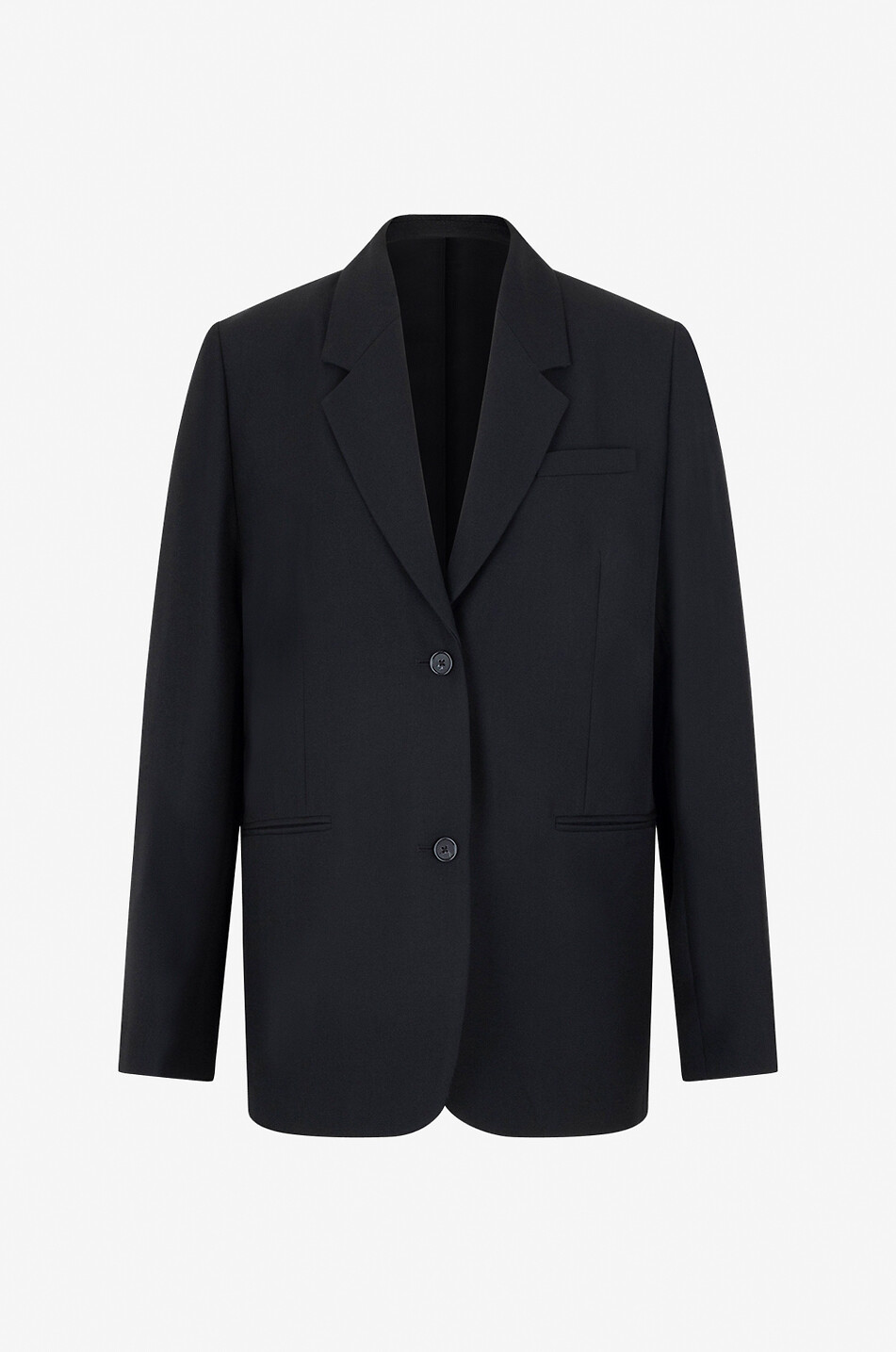 TOTEME Blazer oversize en laine mélangé Tailored Femme NOIR 1