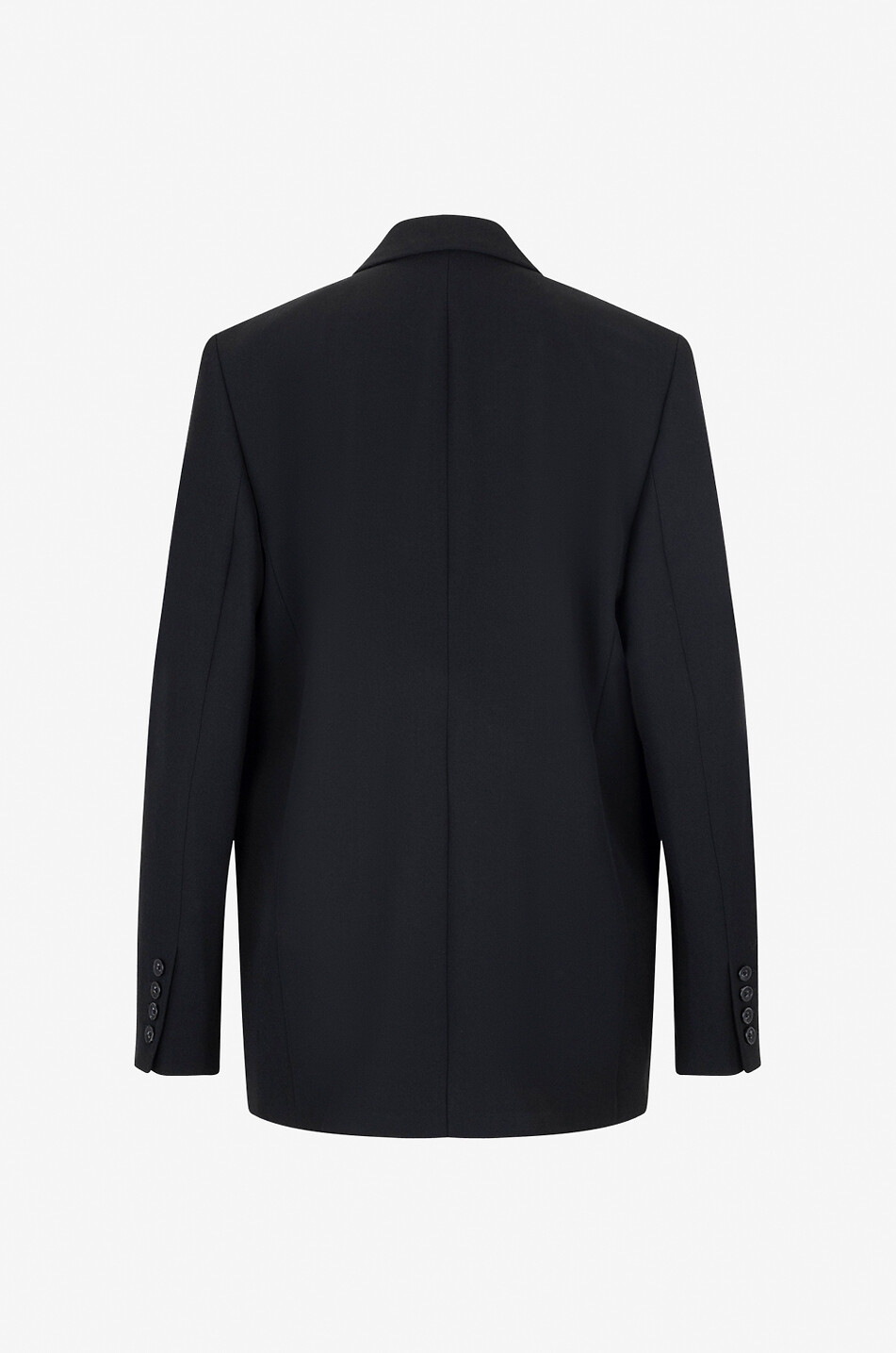 TOTEME Blazer oversize en laine mélangé Tailored Femme NOIR 2