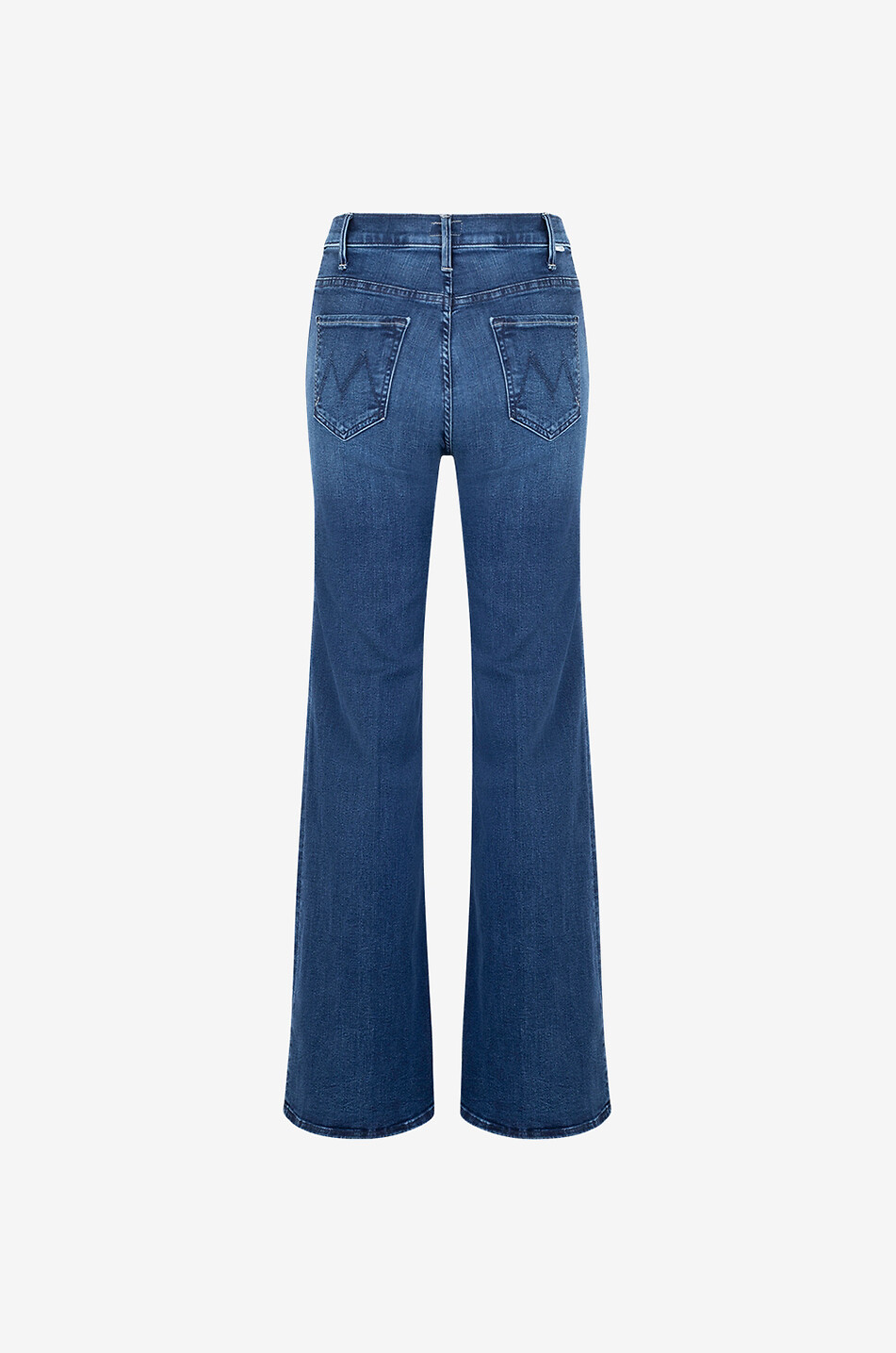 MOTHER Jeans mit ausgestelltem Bein aus Baumwolle The Hustler Roller Sneak Damen BLAU 2